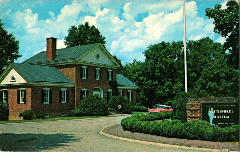 Visitor Center Battlefield Museum Fredericksburg Spotsylvania Military Postcard 