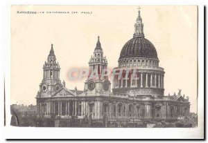 UK Old London Postcard The Cathedral (St Paul)