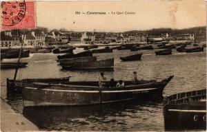 CPA CONCARNEAU - Le Quai Carnot (206361)