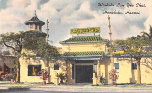 Honolulu Hawaii Waikiki Lau Ye Chai Chinese Restaurant Vintage Postcard JJ649621