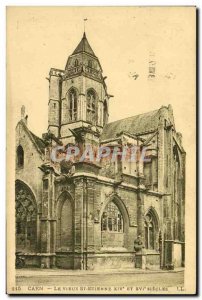 Old Postcard Caen The old St Etienne