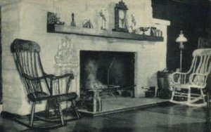 Fireplace, Old Trail Inn - Putnamville, Indiana IN  
