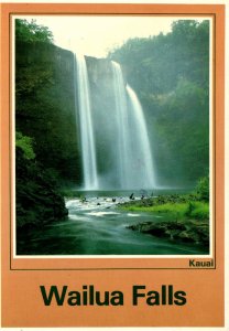 Hawaii Kauai Beautiful Wailua Falls 1989