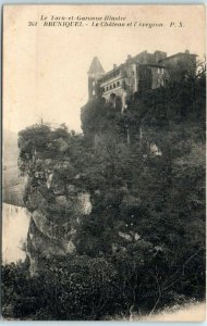 M-14087 The Castle and the Aveyron Tarn-et-Garonne Bruniquel France