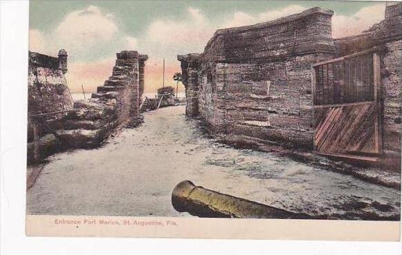 Florida St Augustine Entrance Fort Marion