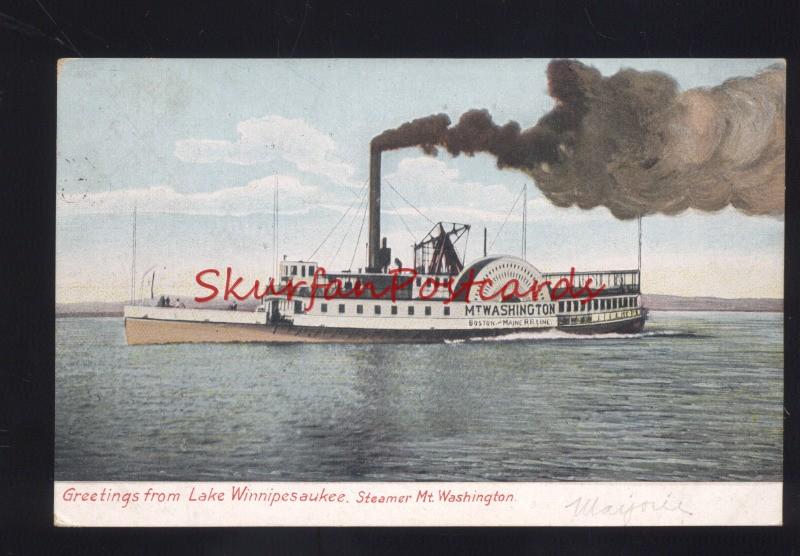 LAKE WINNIPESAUKEE NEW HAMPSHIRE STEAMSHIP MT. WASHINGTON 