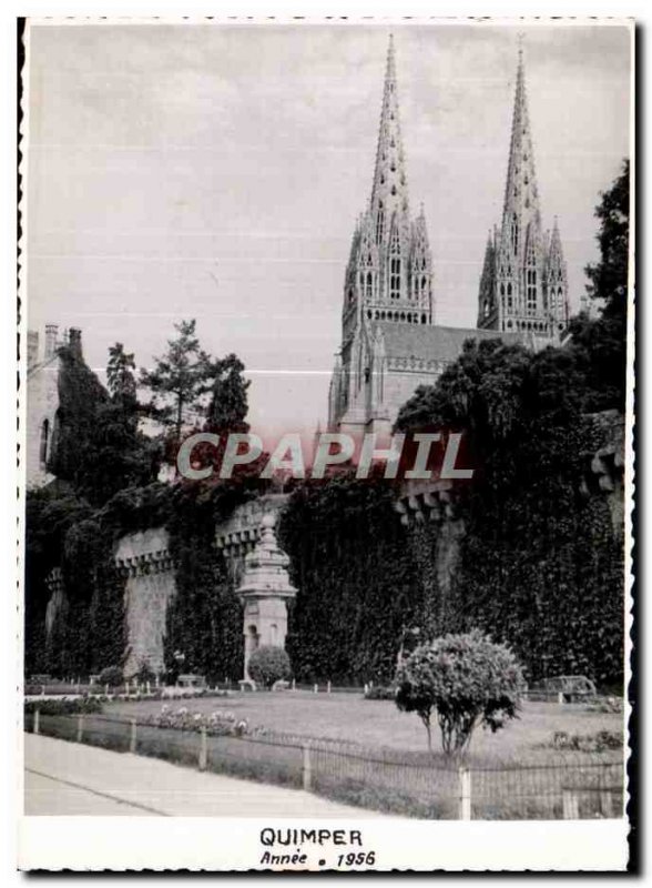 Old Postcard Quimper Year 1956
