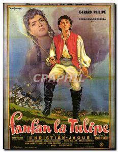 Old Postcard Cinema Fanfan La Tulipe Gerard Philippe