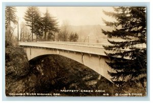 c. 1920 RPPC Moffett Creek Arch Columbia River Highway, OR. Postcard P31 