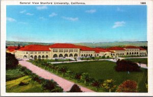 USA General View Stanford University Palo Alto California Vintage Postcard 09.95