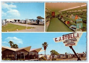 1970 C. J. Stoll Inc. Air Stream Exterior Roadside Dunedin Florida FL Postcard
