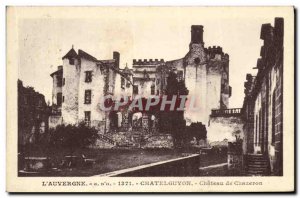 Old Postcard Chatelguyon Chateau Chazeron