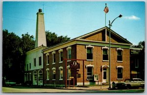 Vtg Beardstown Illinois IL City Hall Lincoln's Shrine 1960s View Old Postcard