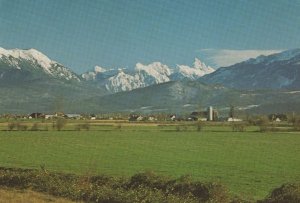 Chilliwack BC Canada Stunning Landscape 1980s Postcard