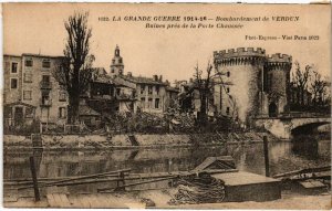 CPA Militaire Verdun - Bombardement - Ruines prés de la Porte (92014)