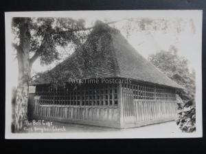 Essex: East Bergholt Church The Bell Cage - Old RP by H.A.Randall East Bergholt