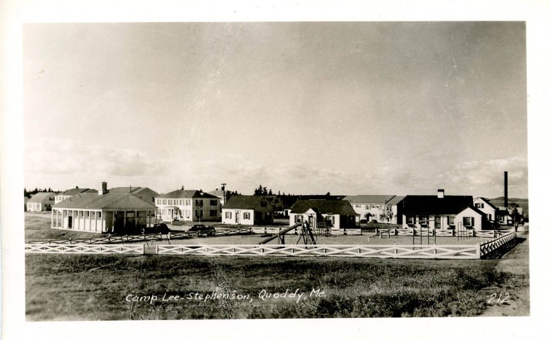 ME - Quoddy. Camp Lee-Stephenson    RPPC