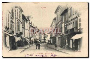 Old Postcard Tarn Lavaur Grande Rue