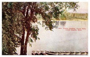 Postcard BOAT SCENE Grand Rapids Michigan MI AR8134