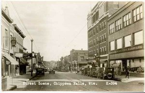 Chippewa Falls WI Street Vue Wilson s Hardware Stores RPPC Real