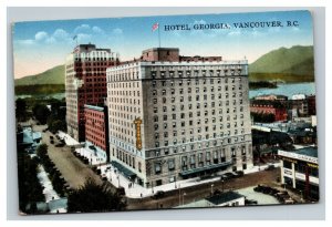 Vintage 1920's Advertising Postcard Hotel Georgia Vancouver BC Canada