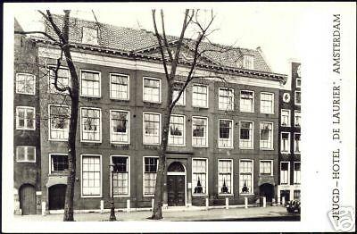 netherlands AMSTERDAM, Youth Hostel De Laurier 60s RPPC