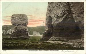 Flamborough UK Lighthouse c1910 Postcard #2