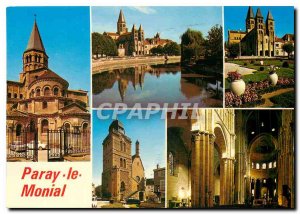 Modern Postcard Paray le Monial Chevet of the Notre Dame