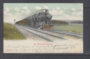  OVERLAND, LIMITED  1906 ppc., used.