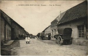 CPA Sauvillers-Mongival - Rue de MOREUIL (120973)