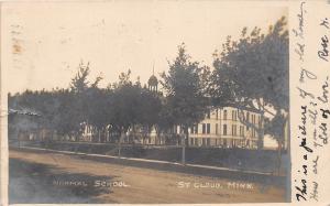 D34/ St Cloud Minnesota Mn Real Photo RPPC Postcard 1907 State Normal School 3