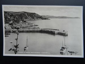 Cornwall MEVAGISSEY The Coast at Meva - Old RP Postcard by M&L