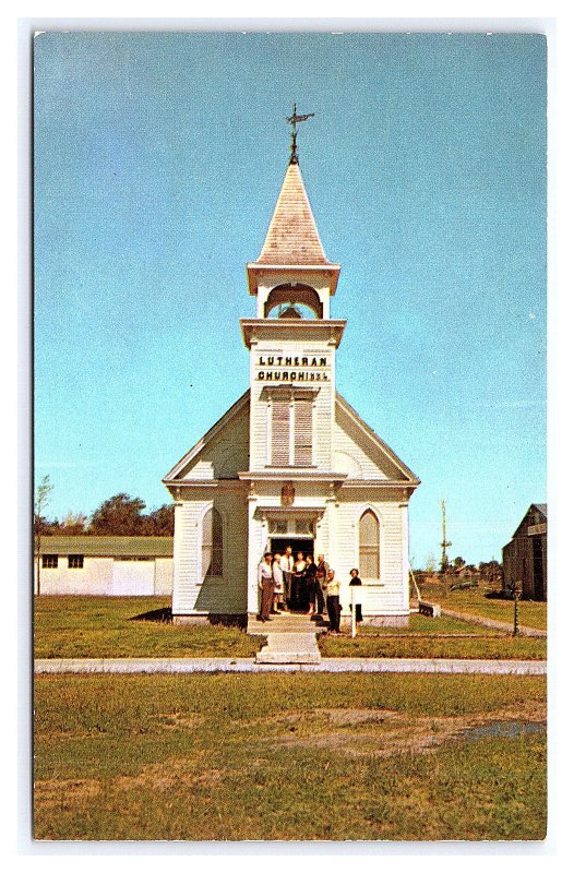 The Old Lutheran Church Pioneer Village Minden Nebraska Postcard