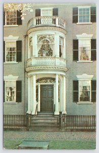 State View~Chestnut Street Doorway Salem Massachusetts~Vintage Postcard
