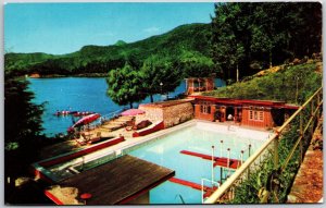 Sarangan Swimming Pool A Holiday Resort Madium Central Djawa Indonesia Postcard