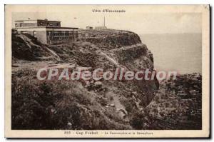 Postcard Old CAP FREHEL fauconnire semaphore