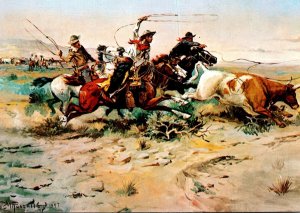 Herd Quitter By Charles Marion Russell