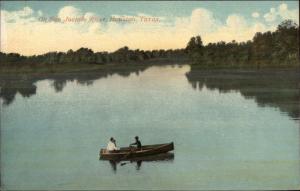 Houston TX c1910 Postcard EXC COND San Jacinto River