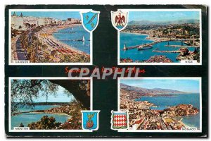 Old Postcard Souvenir of the French Riviera