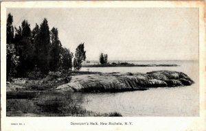 Davenport's Neck, New Rochelle NY Undivided Back Vintage Postcard O30