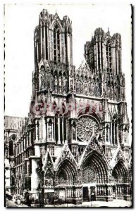 Modern Postcard Reims Cathedral before the Great War