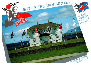 Postcard Iceland Reykjavik - H�f�i - Site of 1986 Summit Reagan Gorbachev