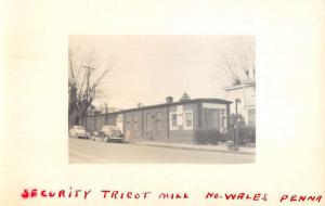 North Wales Pennsylvania Security Tricot Mill Real Photo Antique Postcard K95669