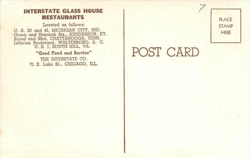 Illinois  Chicago  Interstate Glass House Restaurant