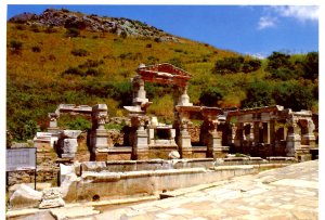 Turkey - Ephesus, Izmir. Fountain of Trajan