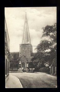TQ3700 - Early view of St.Peter & St.Paul Church, Godalming - printed postcard