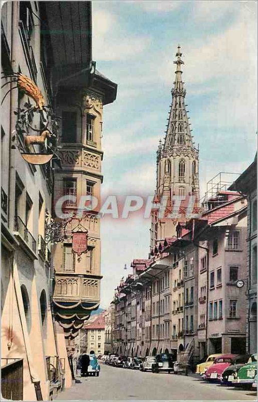 Modern Postcard Bern Keblergasse put Munster