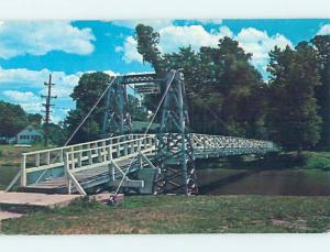 Unused Pre-1980 BRIDGE SCENE Pontiac - Near Bloomington Illinois IL H7646