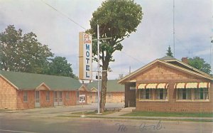 Goldendale Washington City Center Motel  US 97 Chrome Postcard Unused