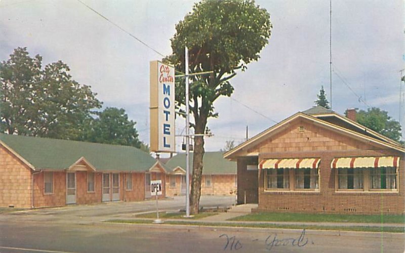 Goldendale Washington City Center Motel  US 97 Chrome Postcard Unused